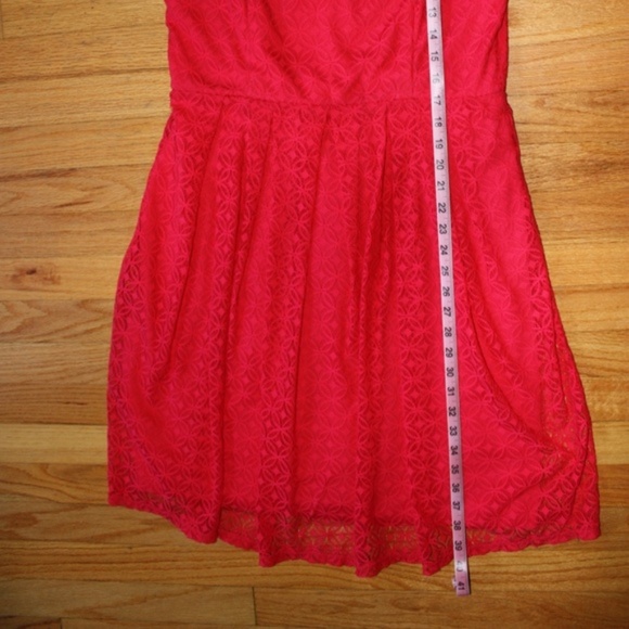 London Times Lace Fit and Flare Dress - Picture 6 of 6